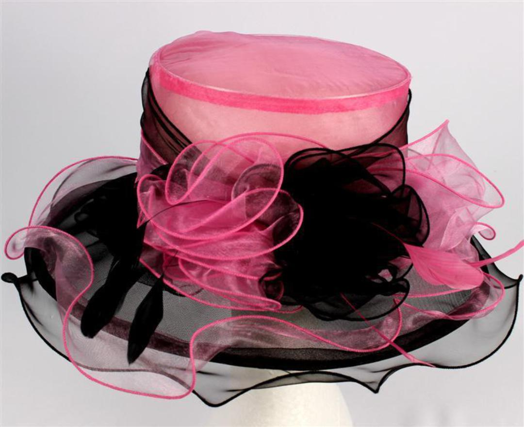 Organza fashion hat hibiscus Code:HS/1212 image 0